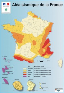 zonage sismique en France